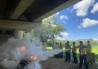 消除事故隱患、筑牢安全防線——零管中心開展滅火演練